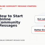 How to Start Online Community Messages Clearly