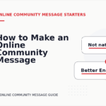 How to Make an Online Community Message Easy to Understand