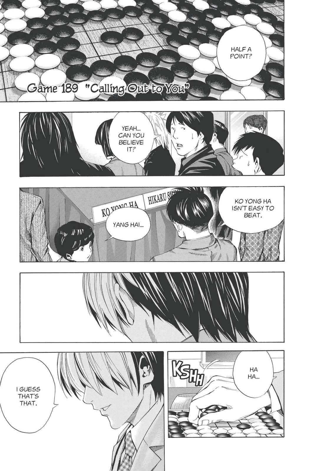 Hikaru no Go Chapter 189 Page 1